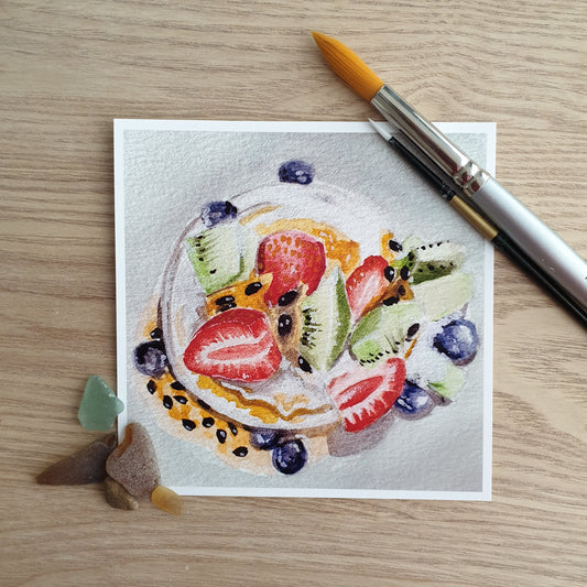5x5 inch Glossy Print - Kiwi Pav