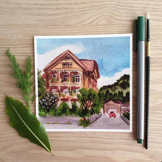 5x5 inch Glossy Print - Swiss Home