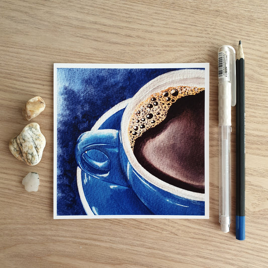 5x5 inch Glossy Print - Coffee